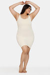 Zivame High Compression Shaping Dress - Oyster White — thumbnail 11
